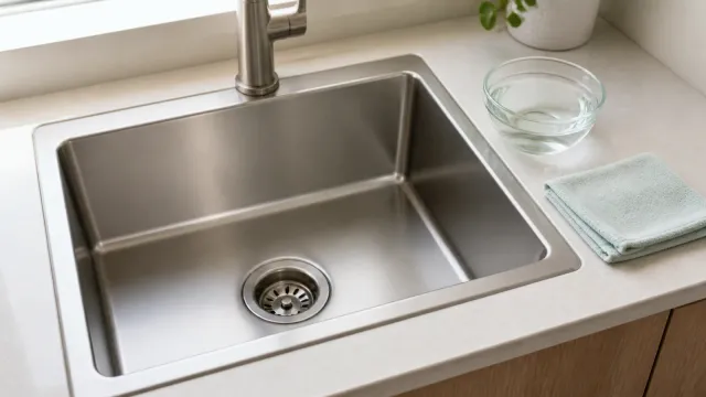 How to Clean a Stainless Steel Sink Without Scratching It