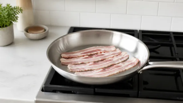 How to Cook Bacon in a Stainless Steel Pan