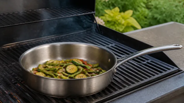 Can You Use Stainless Steel Cookware on a Grill?