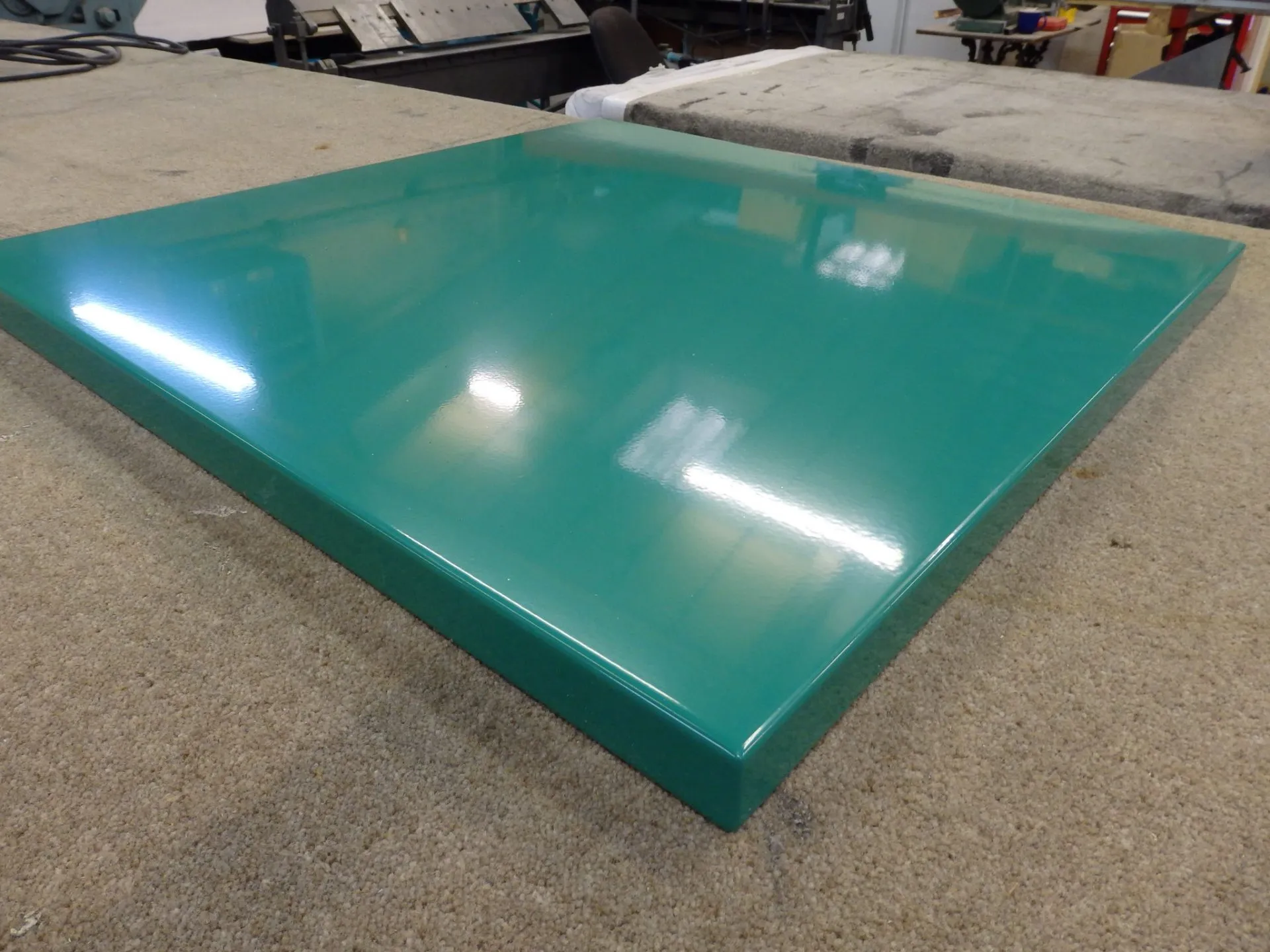 Powder-coated metal parts in a range of colors and finishes