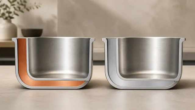 Stainless Steel Cookware With Copper vs Aluminum Core