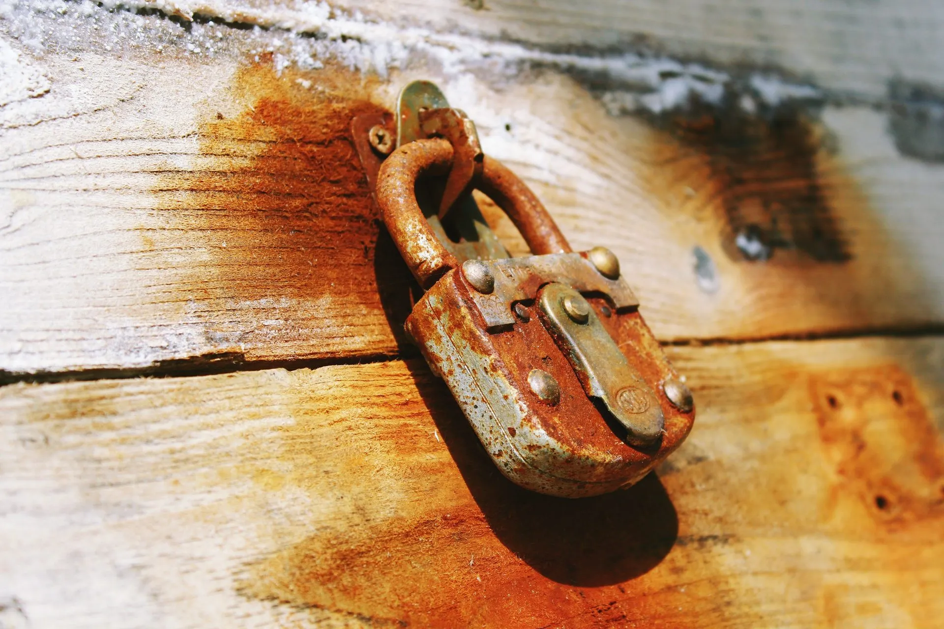 Rusty Stainless Steel Lock
